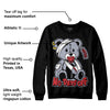 Bred Reimagined 4s DopeSkill Sweatshirt Hurt Bear Graphic