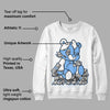 Powder Blue 9s DopeSkill Sweatshirt MOMM Bear Graphic