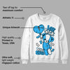 University Blue Toe 1s DopeSkill Sweatshirt Love Sick Graphic