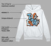Dunk Low Futura University Blue DopeSkill Hoodie Sweatshirt Talk Is Chip Graphic