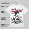 Red Cement 4S DopeSkill T-Shirt Flexin' Graphic