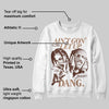 Harris Tweed x Sesame/Violet Mist Dunk DopeSkill Sweatshirt Ain't Gon' Let Up Graphic