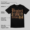 Metallic Gold 1s DopeSkill T-Shirt Protect Me From Evil Graphic