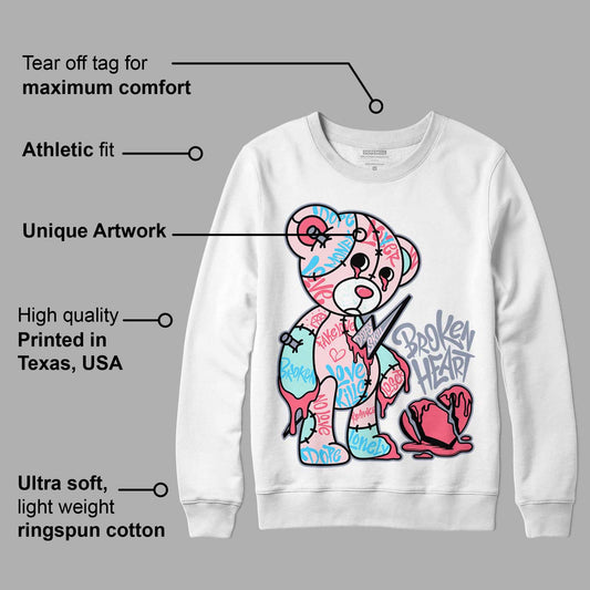 AJ 5 Easter DopeSkill Sweatshirt Broken Heart Graphic