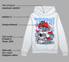 Powder Blue 9s DopeSkill Hoodie Sweatshirt Trippin Graphic