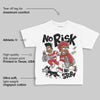 Flight Club 4s DopeSkill Toddler Kids T-shirt No Risk No Story Graphic
