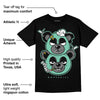 Green Glow 3s DopeSkill T-Shirt New Double Bear Graphic