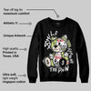 Luminous Green 5s DopeSkill Sweatshirt Smile Through The Pain Graphic