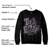 Mauve Off-Noir 2s DopeSkill Sweatshirt Talk Is Chip Graphic