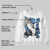 Powder Blue 9s DopeSkill Sweatshirt Trust God Graphic