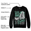 Green Glow 3s DopeSkill Sweatshirt Real Ones Move In Silence Graphic