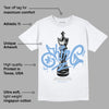 University Blue 5s DopeSkill T-Shirt King Chess Graphic