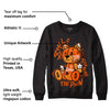 Brilliant Orange 12s DopeSkill Sweatshirt Smile Through The Pain Graphic