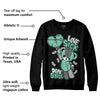 Green Glow 3s DopeSkill Sweatshirt Love Sick Graphic