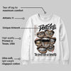 Olive 9s DopeSkill Sweatshirt The Mouth With No Droughts Graphic