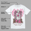 Dunk Smokey Mauve Playful Pink White Brown DopeSkill T-Shirt Angels Graphic