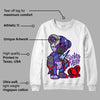 AJ 3 Dark Iris DopeSkill Sweatshirt Broken Heart Graphic