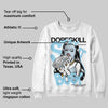 Knu Stack Vintage Satin Dream Blue DopeSkill Sweatshirt Stay It Busy Graphic