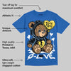 Foamposite One Dark Neon Royal DopeSkill Royal T-shirt Broken Bear Graphic