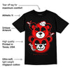 Satin Bred 1s DopeSkill T-Shirt New Double Bear Graphic