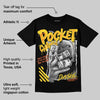 Black Tour Yellow AJ 4 Thunder DopeSkill T-Shirt Pocket Change Graphic