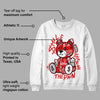 Cherry 12s DopeSkill Sweatshirt Smile Through The Pain Graphic