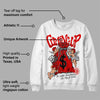 Red Cement 4S DopeSkill Sweatshirt Money Bag Coming Up Graphic