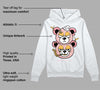 Red Stardust 3s DopeSkill Hoodie Sweatshirt New Double Bear Graphic