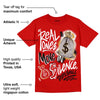 Red Collection DopeSkill Red T-shirt Real Ones Move In Silence Graphic