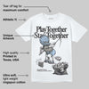 NB 2000 “Silver/Blue” DopeSkill T-Shirt Play together, Stay together Graphic