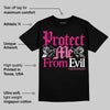 Rick RO Pink Leather Sneakers DopeSkill T-Shirt Protect Me From Evil Graphic