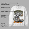 Olive 5s DopeSkill Sweatshirt Sick Bear Graphic