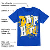 Laney 14s DopeSkill Varsity Royal T-shirt Drip Too Hard Graphic