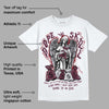 Burgundy 5s DopeSkill T-Shirt Angels Graphic