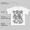 Wolf Grey 5s DopeSkill Toddler Kids T-shirt No Risk No Story Graphic