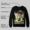 Luminous Green 5s DopeSkill Sweatshirt Heaven Sent Graphic