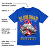 Royal Blue Collection DopeSkill Royal Blue T-shirt Slow Burn Graphic