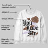Harris Tweed x Sesame/Violet Mist Dunk DopeSkill Sweatshirt You’re Lost Without Me Graphic
