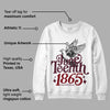 Burgundy 5s DopeSkill Sweatshirt Juneteenth 1865 Graphic