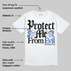 Awake NY x Racer Blue 5s DopeSkill T-Shirt Protect Me From Evil Graphic