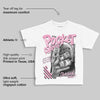 Pearl Pink 12s DopeSkill Toddler Kids T-shirt Pocket Change Graphic