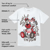 Samba OG White Better Scarlet DopeSkill T-Shirt Smile Through The Pain Graphic