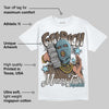 Kayano 12.1 Cream/Stillwater DopeSkill T-Shirt Get Rich Graphic