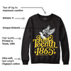 Black Tour Yellow AJ 4 Thunder DopeSkill Sweatshirt Juneteenth 1865 Graphic