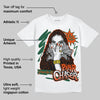 Dunk Low Team Dark Green Orange DopeSkill T-Shirt NPC Graphic