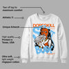 Dunk Low Futura University Blue DopeSkill Sweatshirt Stay It Busy Graphic