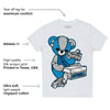 Military Blue 4s DopeSkill Toddler Kids T-shirt Sneakerhead BEAR Graphic