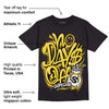 Black Tour Yellow AJ 4 Thunder DopeSkill T-Shirt No Days Off Graphic