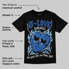 Foamposite One Dark Neon Royal DopeSkill T-Shirt Crying Heart Graphic