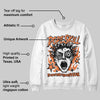 Orange Black White DopeSkill Sweatshirt Root of Evil Graphic
